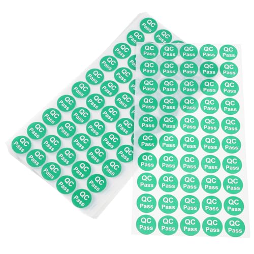 Zerodeko 1000 Stück Qc Hat Etikettenaufkleber Bestanden Abdeckung Rubbeletiketten Aufkleber Farbig Weiße Aufkleberetiketten Klebetiketten Vinyl Mini-aufkleber Prägeetikett Papier Grün Zerodeko 1000 Stück Qc Hat Etikettenaufkleber Bestanden Abdeckung Rubbeletiketten Aufkleber Farbig Weiße Aufkleberetiketten Klebetiketten Vinyl Mini-aufkleber Prägeetikett Papier Grün von Zerodeko