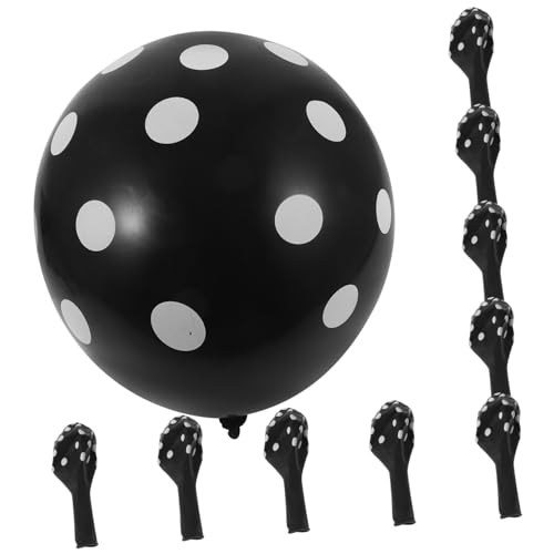 Zerodeko 100Stücke Punktballons Latexballons Mit Weißen Luftballons Für Geburtstagsfeiern Hochzeiten Und Verlobungen Party Dekorationen Zerodeko 100Stücke Punktballons Latexballons Mit Weißen Luftballons Für Geburtstagsfeiern Hochzeiten Und Verlobungen Party Dekorationen von Zerodeko