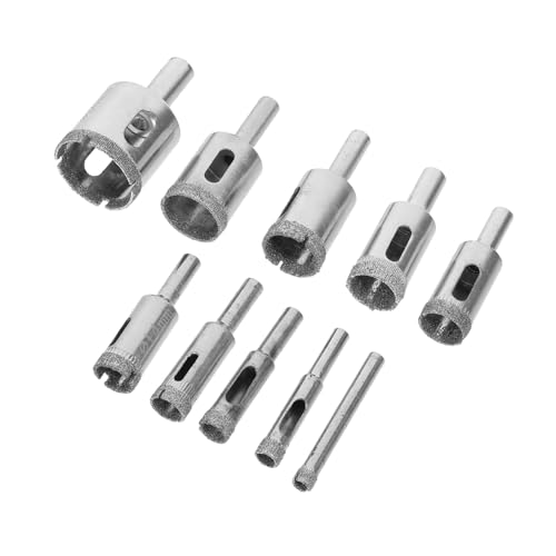 Zerodeko 10Er Set Porzellanbohrer Bohrer für Porzellanfliesen Präzisionsbohrer Bohrer für Glas Keramikbohrer für Fliesen Fliesenbohrer für Bohrer Steinbohrer legierter Stahl Silver Zerodeko 10Er Set Porzellanbohrer Bohrer für Porzellanfliesen Präzisionsbohrer Bohrer für Glas Keramikbohrer für Fliesen Fliesenbohrer für Bohrer Steinbohrer legierter Stahl Silver von Zerodeko