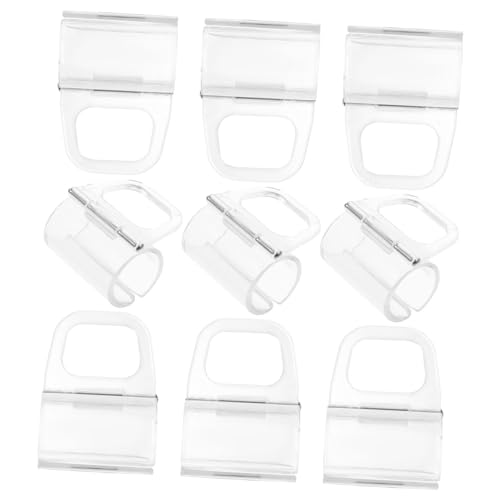 Zerodeko 10St Rollogriff Federrollos Fensterrollo zieht durchsichtige Vorhänge Gardinenclips Volant-Clips Clips für Gardinenstangen Schatten Vorhang runder Stab Jalousie Raffrollos Abs Zerodeko 10St Rollogriff Federrollos Fensterrollo zieht durchsichtige Vorhänge Gardinenclips Volant-Clips Clips für Gardinenstangen Schatten Vorhang runder Stab Jalousie Raffrollos Abs von Zerodeko