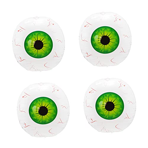 Zerodeko 10Stücke Halloween Augapfelballons Aluminium Folienballons Für Gruselige Party Dekorationen Wahl Für Geisterhäuser Und Horror Themen Events von Zerodeko