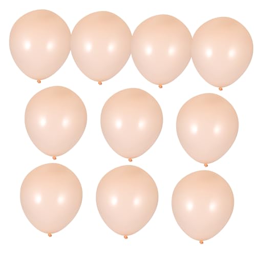 Zerodeko 10Stücke Rundballons Aus Latex Pastellorange Hochwertige Ballons Für Geburtstagsfeiern Hochzeiten Und Jubiläen Für Festliche Dekorationen von Zerodeko