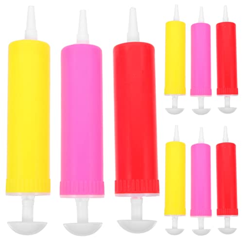 Zerodeko 10Stücke Vielseitige Ballonpumpe aus Ergonomische Handpumpe für Wasser und Luftballons für Partys und Versammlungen im Zufälligen Zerodeko 10Stücke Vielseitige Ballonpumpe aus Ergonomische Handpumpe für Wasser und Luftballons für Partys und Versammlungen im Zufälligen von Zerodeko