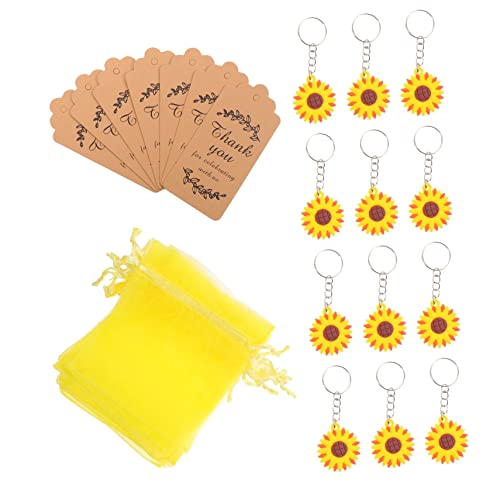 Zerodeko 12 Sätze Sonnenblumen Schlüsselanhängern Sommer Themen Partygeschenke Mitgebsel für Geburtstagsfeiern Hochzeiten und Feierlichkeiten Schlüsselanhänger Anhänger Beutel pro Set Zerodeko 12 Sätze Sonnenblumen Schlüsselanhängern Sommer Themen Partygeschenke Mitgebsel für Geburtstagsfeiern Hochzeiten und Feierlichkeiten Schlüsselanhänger Anhänger Beutel pro Set von Zerodeko