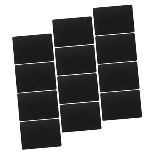 Zerodeko 12 Stück Preisschild Schilder-display-tag Stichworte Zeichenschild Planke Tafeln Zeichnen Etikett Für Den Einzelhandel Mini-preistafeln Stabiler Abs Black von Zerodeko