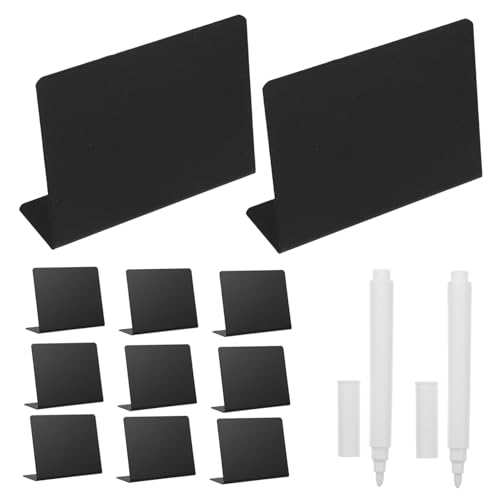 Zerodeko 12 Stück Taika-anzeigetafel Tafelzeichen Mini-tafelschilder Für Lebensmittel Mini-tafel-staffelei-schilder Whiteboard Für Den Schreibtisch Kleine Tafel Aus Holz Pvc Black Zerodeko 12 Stück Taika-anzeigetafel Tafelzeichen Mini-tafelschilder Für Lebensmittel Mini-tafel-staffelei-schilder Whiteboard Für Den Schreibtisch Kleine Tafel Aus Holz Pvc Black von Zerodeko