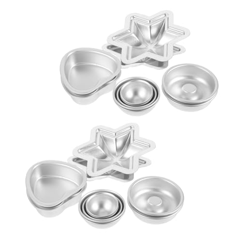Zerodeko 12 Stück Teiliges Aluminiumlegierung Halbkugel Kuchenform Vielseitige Diy Backform für Halbkreis Kuchen und Badebomben Einfach zu Bedienen für Kuchen Seifen und Badezusätze Zerodeko 12 Stück Teiliges Aluminiumlegierung Halbkugel Kuchenform Vielseitige Diy Backform für Halbkreis Kuchen und Badebomben Einfach zu Bedienen für Kuchen Seifen und Badezusätze von Zerodeko