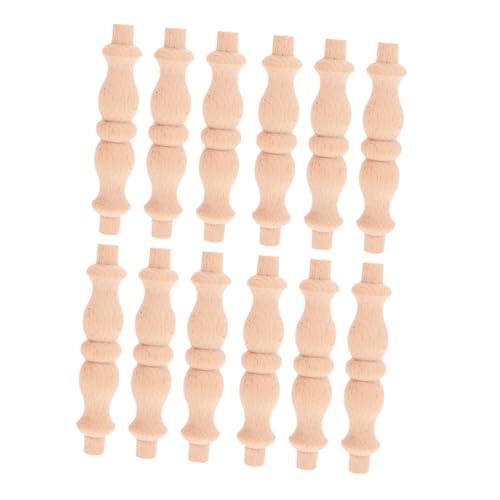 Zerodeko 12 Stück Unlackierte Spindeln für Möbel und Geländer Gourd Design Dekorative Holzbaluster für Treppen und Möbel Einfache Installation und Pflege für Festliche Dekorationen Zerodeko 12 Stück Unlackierte Spindeln für Möbel und Geländer Gourd Design Dekorative Holzbaluster für Treppen und Möbel Einfache Installation und Pflege für Festliche Dekorationen von Zerodeko