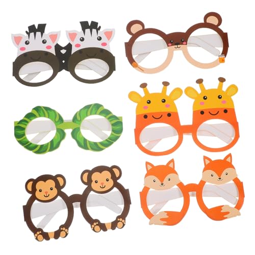 Zerodeko 12 Stücke Cartoon Dschungel Tier Party Sonnenbrille Zoo Tier Papier Gläser Spaß Foto Requisiten Für Kinder Geburtstag Party Favors Supplies Zerodeko 12 Stücke Cartoon Dschungel Tier Party Sonnenbrille Zoo Tier Papier Gläser Spaß Foto Requisiten Für Kinder Geburtstag Party Favors Supplies von Zerodeko