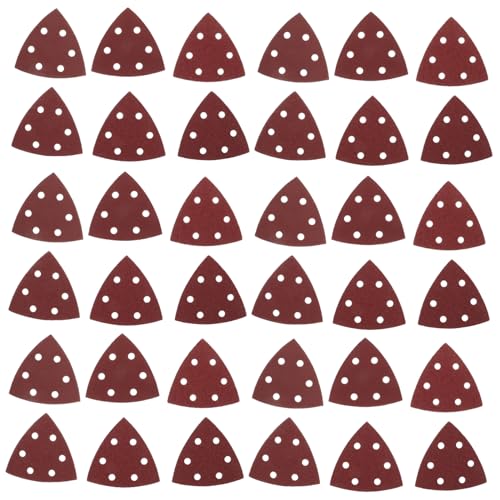 Zerodeko 120 Stück Dreieck Schleifpapier Schleifpapier Mit Mittlerer Körnung Polier Schleifpapier Schmuck Schleifpapier Schleifpapier Für Karosseriereparaturen Multifunktions von Zerodeko