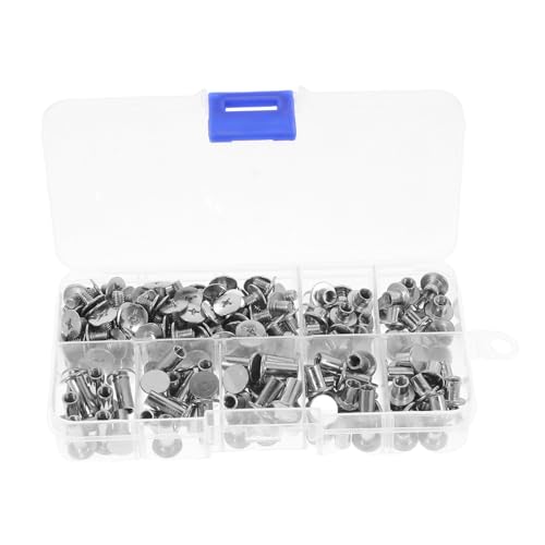 Zerodeko 120Sätze Buchschrauben aus Karbonstahl Runde Kopf Nieten für DIY Lederverarbeitung Buchbindung Stabil Installieren für Alben Zerodeko 120Sätze Buchschrauben aus Karbonstahl Runde Kopf Nieten für DIY Lederverarbeitung Buchbindung Stabil Installieren für Alben von Zerodeko