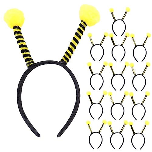 Zerodeko 14 Stück Bienen Haarreif mit Lustiges Party Stirnband mit für Erwachsene für Karneval Kostümpartys und Festlichkeiten von Zerodeko