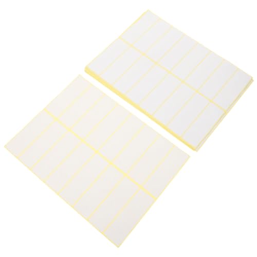 Zerodeko 15 Blatt Preisschild Aufkleber Namensetiketten klebrig Etiketten für Preisauszeichnung Etikett-Aufkleber Etiketten Aufkleber kleine Etikettenaufkleber selbstklebendes Papier Weiß Zerodeko 15 Blatt Preisschild Aufkleber Namensetiketten klebrig Etiketten für Preisauszeichnung Etikett-Aufkleber Etiketten Aufkleber kleine Etikettenaufkleber selbstklebendes Papier Weiß von Zerodeko