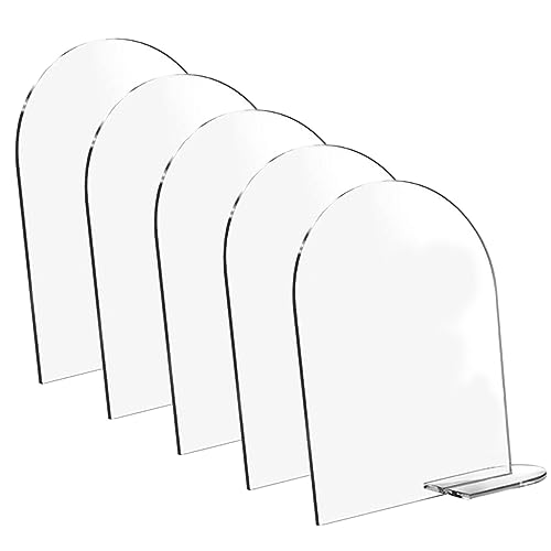 Zerodeko 15 Sätze Tischkarte aus Acryl Also Rezeption Herzstück Tischdekoration Ereignisse steht hochzeitsdeko wedding decoration Sitzplatzschildständer Klarer Nummernaufbewahrungsständer von Zerodeko