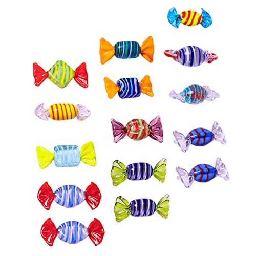 Zerodeko 15Stücke Süßigkeiten Ornamente Dekoration für Zuhause und Partys für Candy Bar und Hochzeiten Zufällige Farben Hochwertige Glasverzierungen Zerodeko 15Stücke Süßigkeiten Ornamente Dekoration für Zuhause und Partys für Candy Bar und Hochzeiten Zufällige Farben Hochwertige Glasverzierungen von Zerodeko