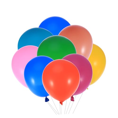 Zerodeko 18Stücke Latexballons für Partydekoration Gemischte Farben für Kindergeburtstag Hochzeiten und Feierlichkeiten Sicheres Natürliches Material Rund von Zerodeko