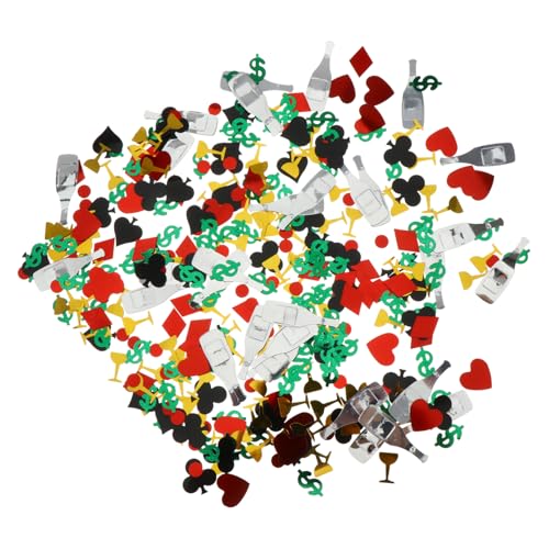 Zerodeko 1Packung Las Vegas Thema Konfetti Beutel Tischdekoration für Partys Spielabende und Feierlichkeiten Robuste Kunststoff Partydekoration für Unvergessliche Anlässe Zerodeko 1Packung Las Vegas Thema Konfetti Beutel Tischdekoration für Partys Spielabende und Feierlichkeiten Robuste Kunststoff Partydekoration für Unvergessliche Anlässe von Zerodeko