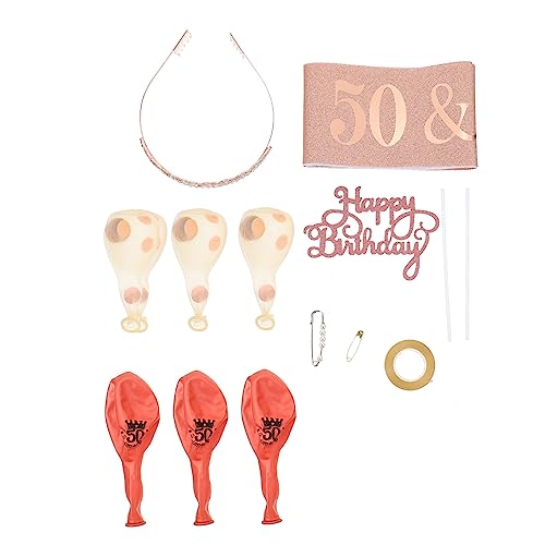 Zerodeko 1Satz Birthday Party Crown And Balloon Decoration For Celebrations And Gorgeous Design For Photo Props And Themed Events von Zerodeko