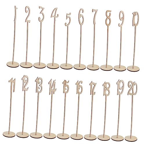Zerodeko 1Satz Holz Tischnummern für Hochzeiten und Partys Beige Kreative Holzdekoration für Tischkarten für Geburtstag und Feierlichkeiten Zerodeko 1Satz Holz Tischnummern für Hochzeiten und Partys Beige Kreative Holzdekoration für Tischkarten für Geburtstag und Feierlichkeiten von Zerodeko
