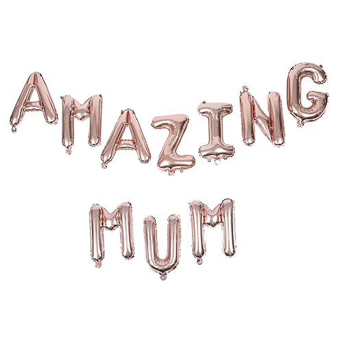 Zerodeko 1Satz Mum Muttertag Roségoldene Folienballons für Partys Dekorationen für Muttertag Geburtstagsfeiern oder Besondere Anlässe Langlebig und Kreativ Zerodeko 1Satz Mum Muttertag Roségoldene Folienballons für Partys Dekorationen für Muttertag Geburtstagsfeiern oder Besondere Anlässe Langlebig und Kreativ von Zerodeko