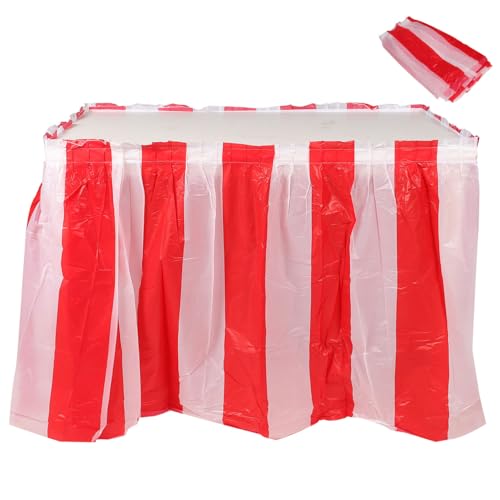 Zerodeko 1Stück Fleckabweisende Party Tischdecke aus wasserdichte Tischdecke für Festliche Anlässe Rot und Weiß für Outdoor Events und Tischdekoration Zerodeko 1Stück Fleckabweisende Party Tischdecke aus wasserdichte Tischdecke für Festliche Anlässe Rot und Weiß für Outdoor Events und Tischdekoration von Zerodeko