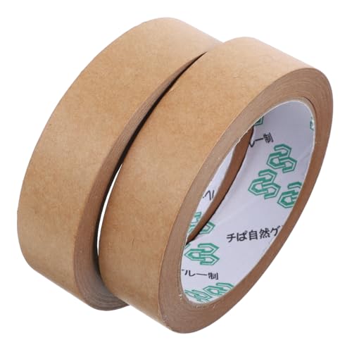 Zerodeko 2 Rollen Band Schwere Klebeband Verstärkt Wickeln Verpackung Heften Verstärken Streifen Klebrig Weiß Versandband Für Pakete Packbänder Für Taschen Kartonband Bopp Light von Zerodeko