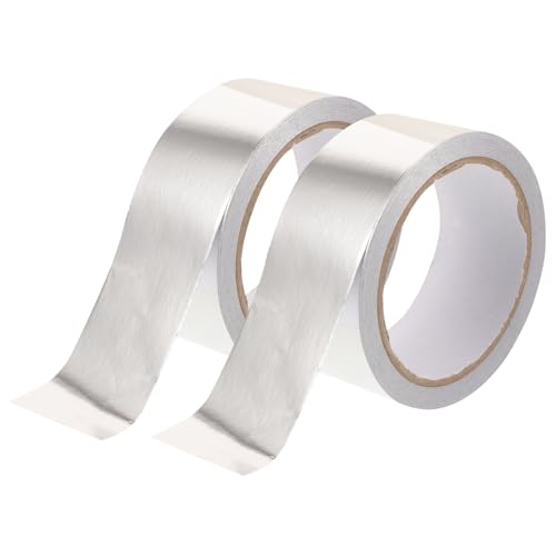 Zerodeko 2 Rollen Folienband Hochleistungs Isolierband Hitzebeständige Klebebänder Aluminiumband Hitzebeständig Isoliert Hitzebeständiges Band Folienisolierung Aluminiumfolie Silber Zerodeko 2 Rollen Folienband Hochleistungs Isolierband Hitzebeständige Klebebänder Aluminiumband Hitzebeständig Isoliert Hitzebeständiges Band Folienisolierung Aluminiumfolie Silber von Zerodeko