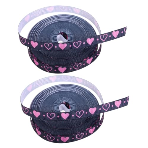 Zerodeko 2 Rollen Herzmuster Dekoratives Geschenkband Yards Weiches Polyesterband für DIY Schleifen Bastelarbeiten Valentinstag Hochzeit Party Verpackung Zerodeko 2 Rollen Herzmuster Dekoratives Geschenkband Yards Weiches Polyesterband für DIY Schleifen Bastelarbeiten Valentinstag Hochzeit Party Verpackung von Zerodeko