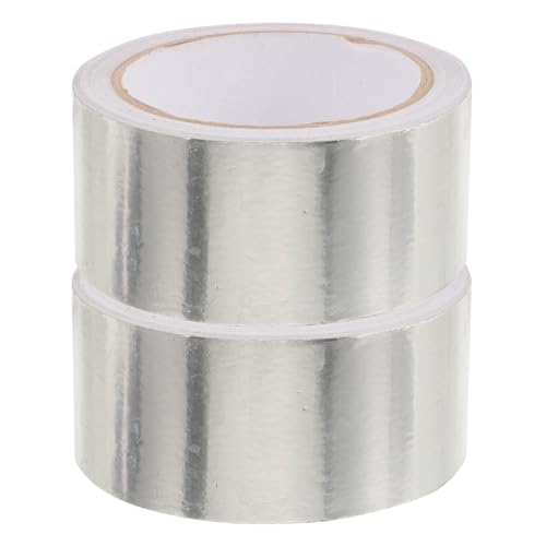 Zerodeko 2 Rollen Hochtemperatur Aluminium Folienband Isolierendes Klebeband für Metallreparatur Einfach zu Schneiden und Langlebig Zerodeko 2 Rollen Hochtemperatur Aluminium Folienband Isolierendes Klebeband für Metallreparatur Einfach zu Schneiden und Langlebig von Zerodeko