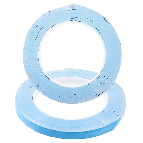 Zerodeko 2 Rollen Wärmeleitfähiges doppelseitiges Klebeband Hitze Thermal- wickeln Wärmeband Klebeband für LED-Streifen LED-Bandlicht leitendes Band Montageband Ballaststoff Blau von Zerodeko