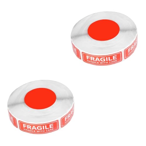 Zerodeko 2 Rollen Zerbrechlichkeitsaufkleber Zerbrechliches Klebeband Zerbrechliche Warnetiketten Versandtaschen Handhabungswarnung Versandetiketten Verpackungsaufkleber Etiketten Zerodeko 2 Rollen Zerbrechlichkeitsaufkleber Zerbrechliches Klebeband Zerbrechliche Warnetiketten Versandtaschen Handhabungswarnung Versandetiketten Verpackungsaufkleber Etiketten von Zerodeko