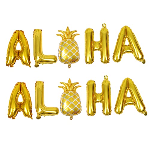 Zerodeko 2 Sätze Aloha-ballons Mit Ananas Tropical Party Anhänger Party Dekoration Zerodeko 2 Sätze Aloha-ballons Mit Ananas Tropical Party Anhänger Party Dekoration von Zerodeko