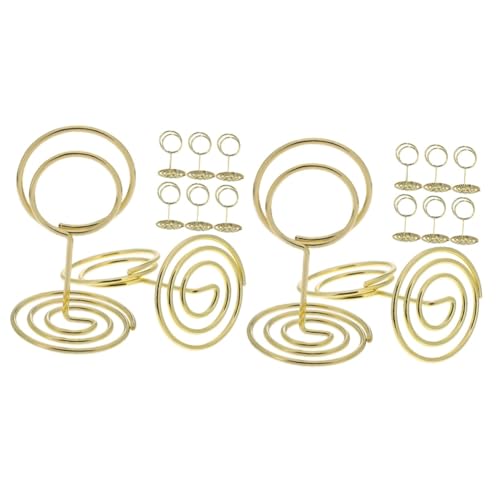 Zerodeko 2 Sätze Esstischnummer Rack Party Kartentisch Name Mittelstücke Tabellennummer Steht Gruß Runder Esstisch Platzkarten-clips Tischbildhalter Draht Aus Kohlenstoffstahl 30 Stück * 2 von Zerodeko