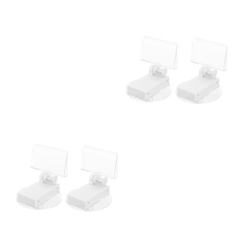 Zerodeko 2 Sätze Etikettenständer Preisklammer Werbeclip Etikettenhalter Supermarkt Preisschild Clip Werbedisplay Clip Preisschild Displayhalter Preisständer 2 Stück * 2 von Zerodeko