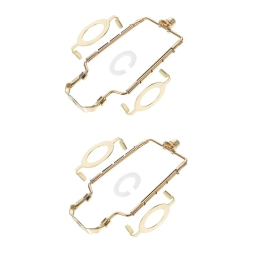 Zerodeko 2 Sätze Halterung für Beleuchtungshorn verstellbare Lampenschirmhalterung Lampenschirm-Harfenhalter-Adapter Harfenhalter für Tischlampe Adapter für Lampenschirme von Zerodeko