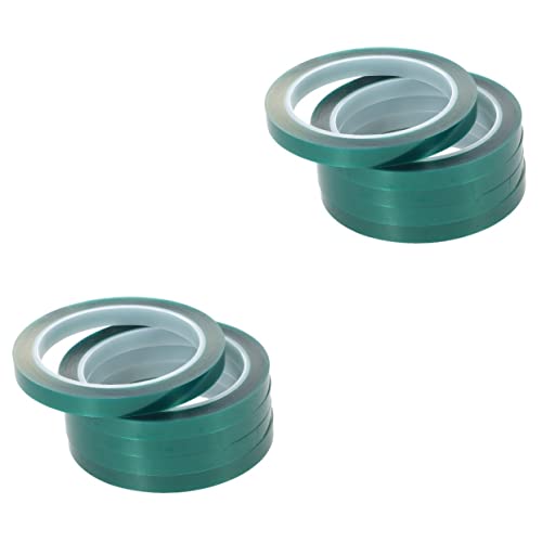 Zerodeko 2 Sätze Hochtemperaturresistenter Schutzfilm Doppelseitiges Klebeband Strapazierfähig Wärmeband Isoliertes Hitzebeständiges Band Hochleistungsband Das Haustier Grün 5 Rollen * 2 Zerodeko 2 Sätze Hochtemperaturresistenter Schutzfilm Doppelseitiges Klebeband Strapazierfähig Wärmeband Isoliertes Hitzebeständiges Band Hochleistungsband Das Haustier Grün 5 Rollen * 2 von Zerodeko