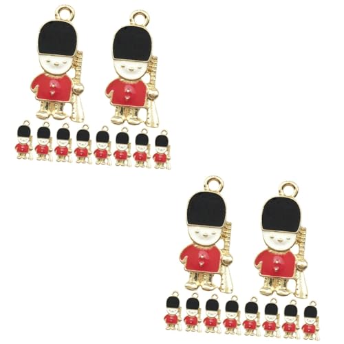 Zerodeko 2 Sätze Nussknacker Zubehör Charms Für Die Herstellung Von Armbändern Kit Zur Herstellung Von Perlenarmbändern Reize Haaraccessoires Hair Jewellery DIY -schmuckzubehör 10 Stück * 2 von Zerodeko