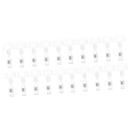 Zerodeko 2 Sätze Preisschild Clips Leichte Werbeanzeige Halter Für Supermärkte Transparent Für Preisschild Displays Produktwerbung Installieren Tragbar 10 Stück * 2 Zerodeko 2 Sätze Preisschild Clips Leichte Werbeanzeige Halter Für Supermärkte Transparent Für Preisschild Displays Produktwerbung Installieren Tragbar 10 Stück * 2 von Zerodeko