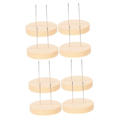 Zerodeko 2 Sätze Ständer Aus Wollfilz Plüsch Steht Puppenständer Inhaber Puppenfigurenständer Filzpuppen-holzsockel Aufbewahrungsständer Für Häkelpuppen Metall Beige 4 Stück * 2 von Zerodeko