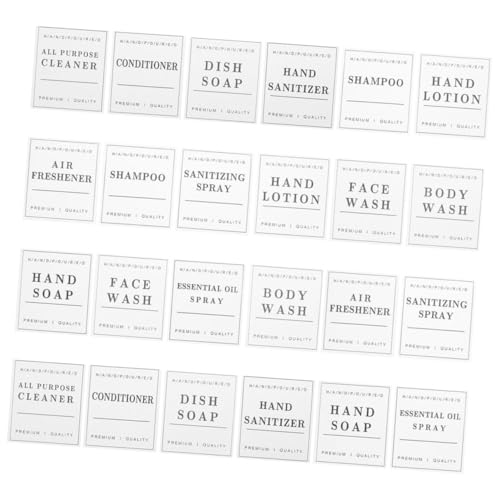 Zerodeko 2 Sätze Wasserdichte Badezimmerflaschen Etiketten Teilig Selbstklebend Minimalistische Aufkleber für Seife Shampoo Conditioner Glasbehälter Küchen und Wäscheetiketten Zerodeko 2 Sätze Wasserdichte Badezimmerflaschen Etiketten Teilig Selbstklebend Minimalistische Aufkleber für Seife Shampoo Conditioner Glasbehälter Küchen und Wäscheetiketten von Zerodeko