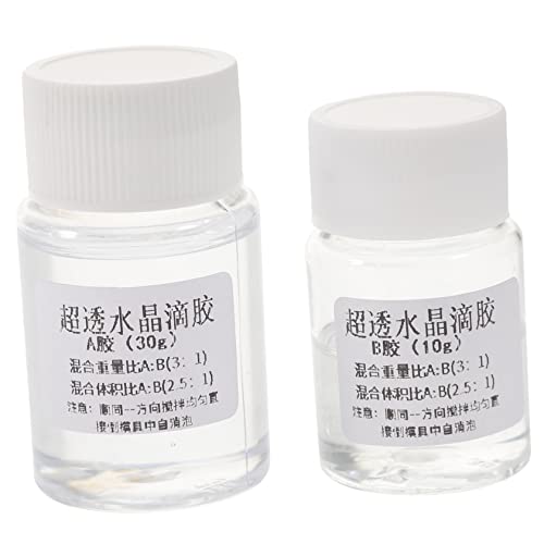 Zerodeko 2 Sets Wasserfester Epoxidharzkleber 2 Teiliges Epoxid Ab Schmuck Kits Epoxidkleber Epoxidharzkleber Für Metall Epoxidharzkleber Für Holz Epoxidharz Kit Epoxidharz DIY von Zerodeko