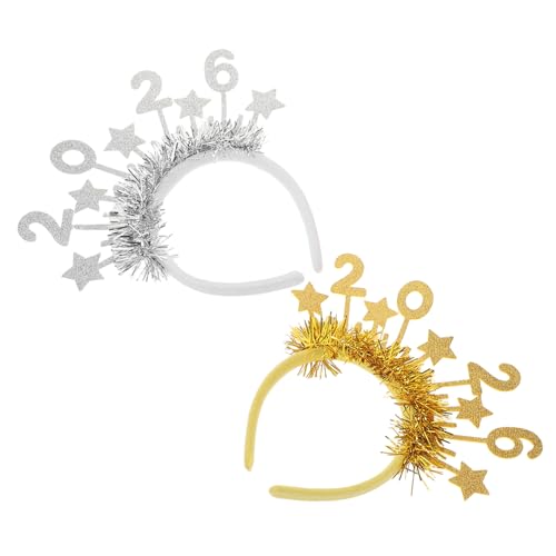 Zerodeko 2 Stück Funkelnde Haarreifen mit Sternen Pailletten Dekorative Kopfbedeckung für Silvesterfeiern und Festlichkeiten Zerodeko 2 Stück Funkelnde Haarreifen mit Sternen Pailletten Dekorative Kopfbedeckung für Silvesterfeiern und Festlichkeiten von Zerodeko