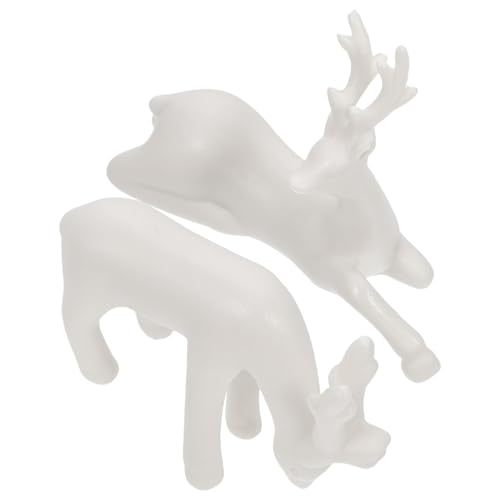 Zerodeko 2 Stück Miniatur Keramik REH Figuren Tischdeko für Teetablett und Schreibtisch Kreative Ornamente aus Hochwertigem Porzellan für Wohnräume und Kinderzimmer Zerodeko 2 Stück Miniatur Keramik REH Figuren Tischdeko für Teetablett und Schreibtisch Kreative Ornamente aus Hochwertigem Porzellan für Wohnräume und Kinderzimmer von Zerodeko