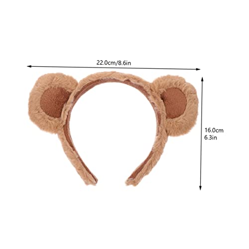 Zerodeko 2 Stück Niedliches Teiliges Bärenohren Haarreif aus Flauschigem Material Bequemes Langlebiges Stirnband mit Weichen Bärenohren Modisches Haarschmuck Accessoire für Damen und Zerodeko 2 Stück Niedliches Teiliges Bärenohren Haarreif aus Flauschigem Material Bequemes Langlebiges Stirnband mit Weichen Bärenohren Modisches Haarschmuck Accessoire für Damen und von Zerodeko
