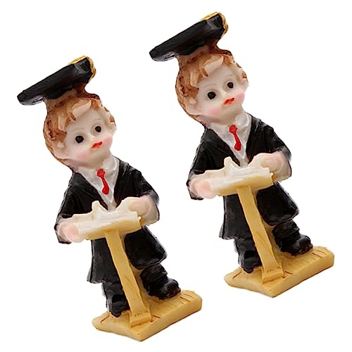 Zerodeko Schreibtisch-Ornament Aus Kunstharz Absolventenfigur Mitarbeitergeschenk Kunstharz Innendekoration 2 Stück Zerodeko Schreibtisch-Ornament Aus Kunstharz Absolventenfigur Mitarbeitergeschenk Kunstharz Innendekoration 2 Stück von Zerodeko