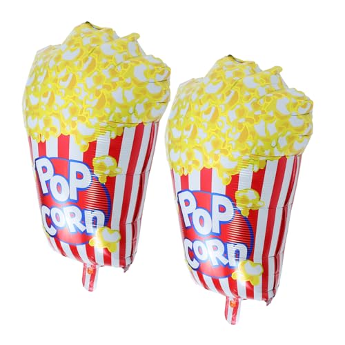 Zerodeko 2 Stück Popcorn Folienballons Filmabend Party Dekoration für Geburtstagsfeiern Babypartys und Hochzeiten Heliumballons für Unvergessliche Zerodeko 2 Stück Popcorn Folienballons Filmabend Party Dekoration für Geburtstagsfeiern Babypartys und Hochzeiten Heliumballons für Unvergessliche von Zerodeko