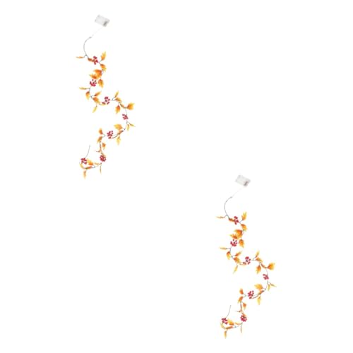Zerodeko 2 Stück Lichterkette Mit 20 Leds 2 M Ahornblätter Batteriebetrieben Lichterkette Für Die Inneneinrichtung Herbst-erntedank-girlande Für Erntedank-dekorationen Zerodeko 2 Stück Lichterkette Mit 20 Leds 2 M Ahornblätter Batteriebetrieben Lichterkette Für Die Inneneinrichtung Herbst-erntedank-girlande Für Erntedank-dekorationen von Zerodeko