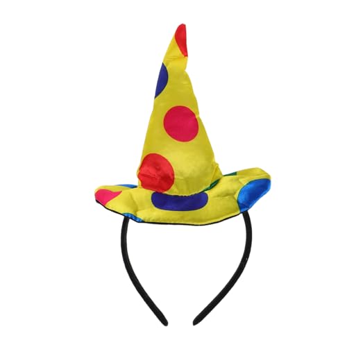 Zerodeko 2 Stück Teiliges Clown Haarreif Leichtes Material Bequem für Erwachsene und Jugendliche Lustige Halloween und Karneval Kostüm Accessoires Schnell für Zirkus und Faschingsfeiern von Zerodeko