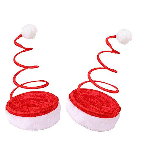 Zerodeko 2 Stück Weihnachtsdekoration Hüte Rote Frühlingsmütze Kreative Partyhüte Unisex Weihnachtsfeier Zubehör Hautfreundlich Zerodeko 2 Stück Weihnachtsdekoration Hüte Rote Frühlingsmütze Kreative Partyhüte Unisex Weihnachtsfeier Zubehör Hautfreundlich von Zerodeko
