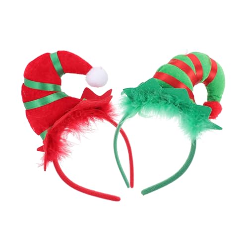 Zerodeko 2 Stück Weihnachtshaarreifen Festliche Haarbänder mit Elf Mütze und Glocken Dekorativ und Bequem für und Festliche Anlässe Farblich Sortiert Zufällige Farbe Zufällige Farbe Zerodeko 2 Stück Weihnachtshaarreifen Festliche Haarbänder mit Elf Mütze und Glocken Dekorativ und Bequem für und Festliche Anlässe Farblich Sortiert Zufällige Farbe Zufällige Farbe von Zerodeko